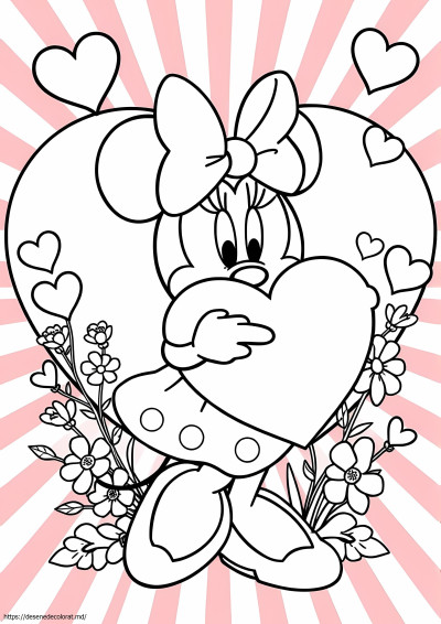 Minnie mouse valentine