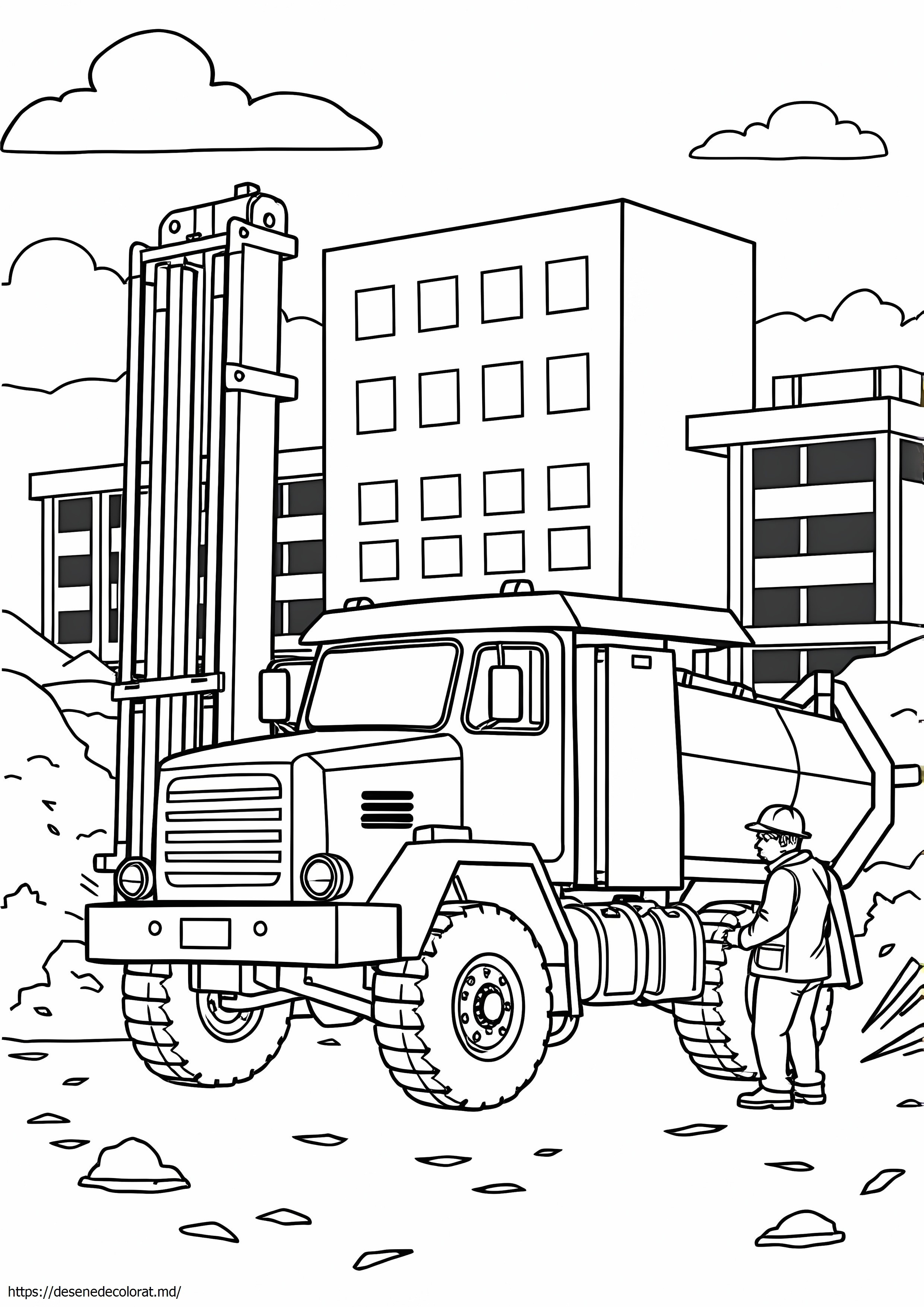 Camion de foraj