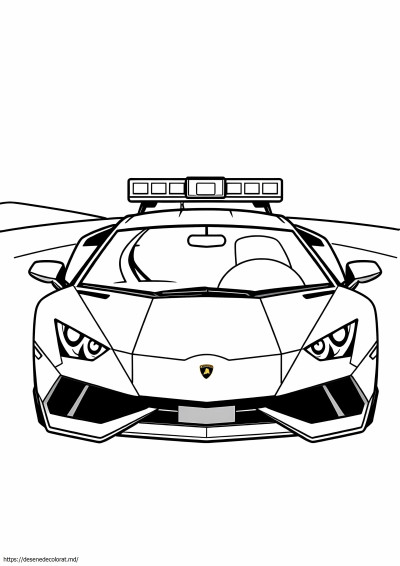 Masina de politie lamborghini