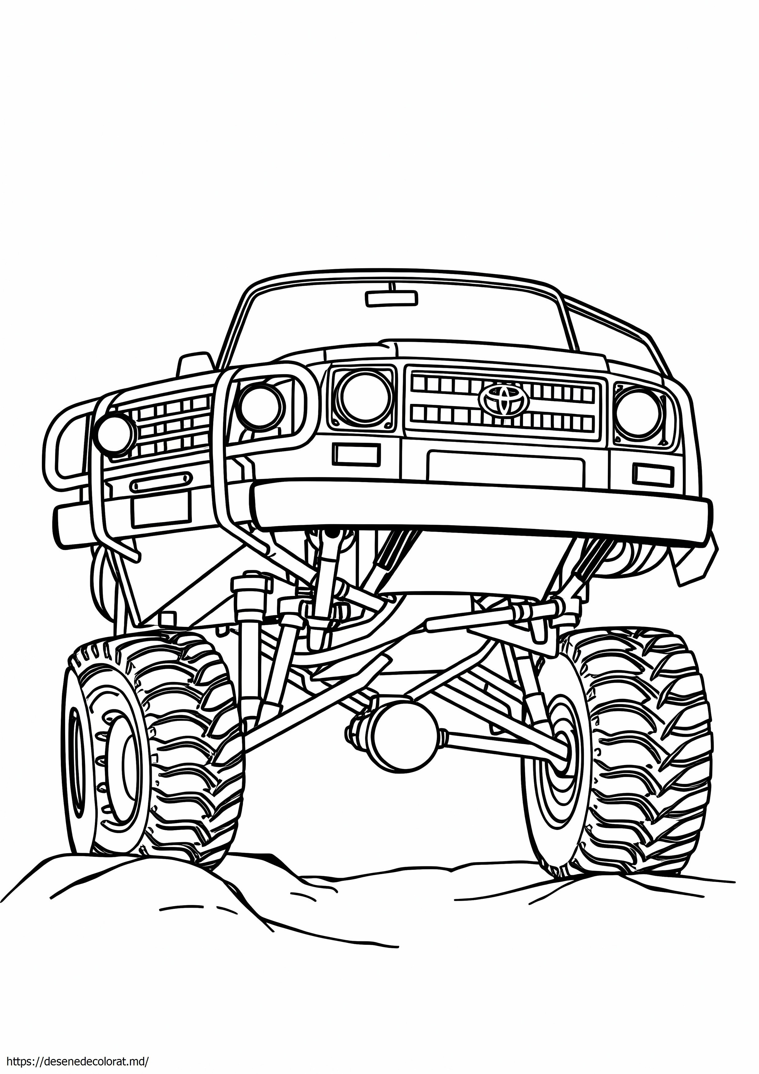 Toyota land cruiser ridicat
