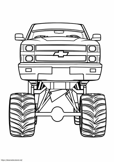 Camion chevy ridicat