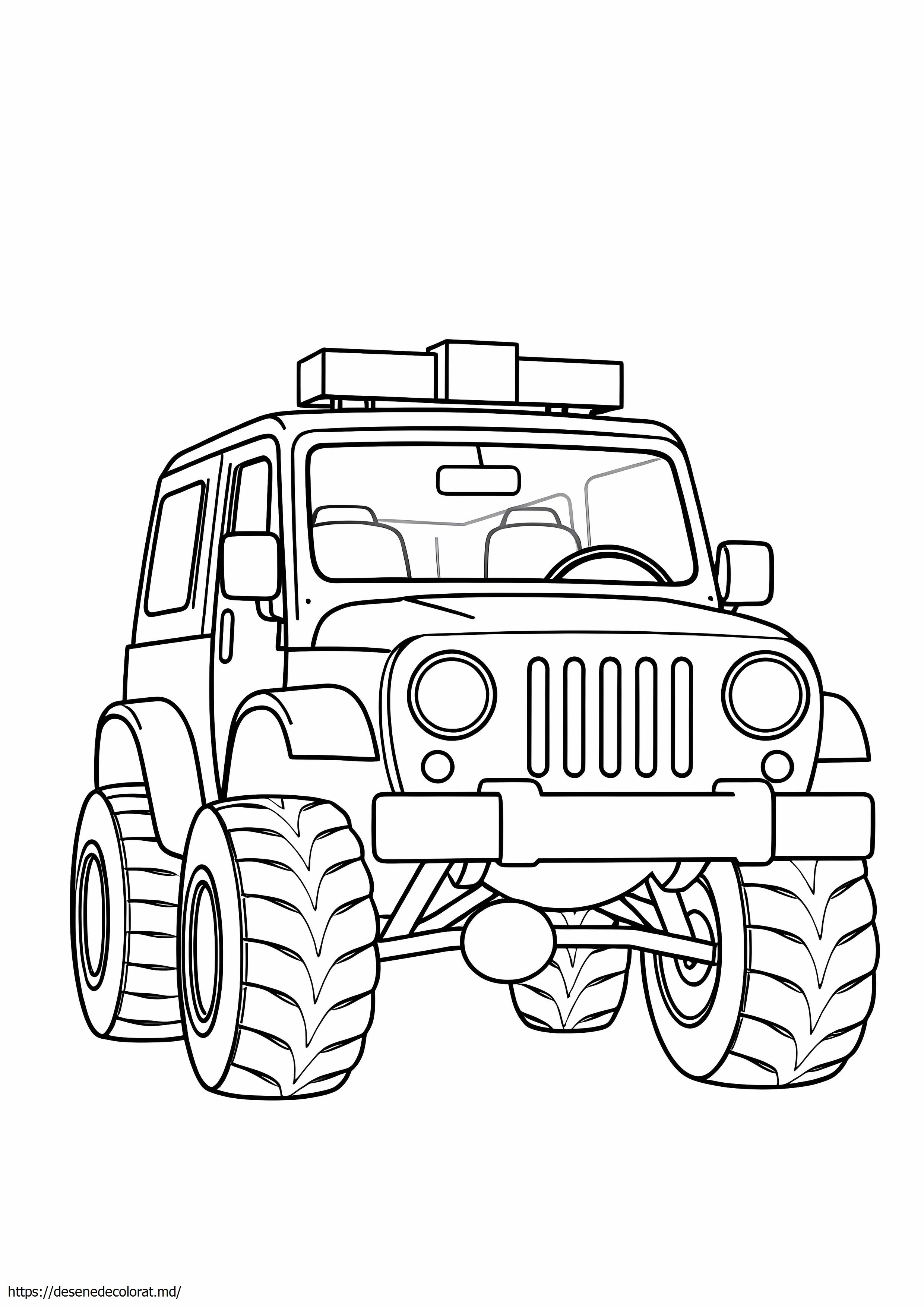 Jeep de poliție