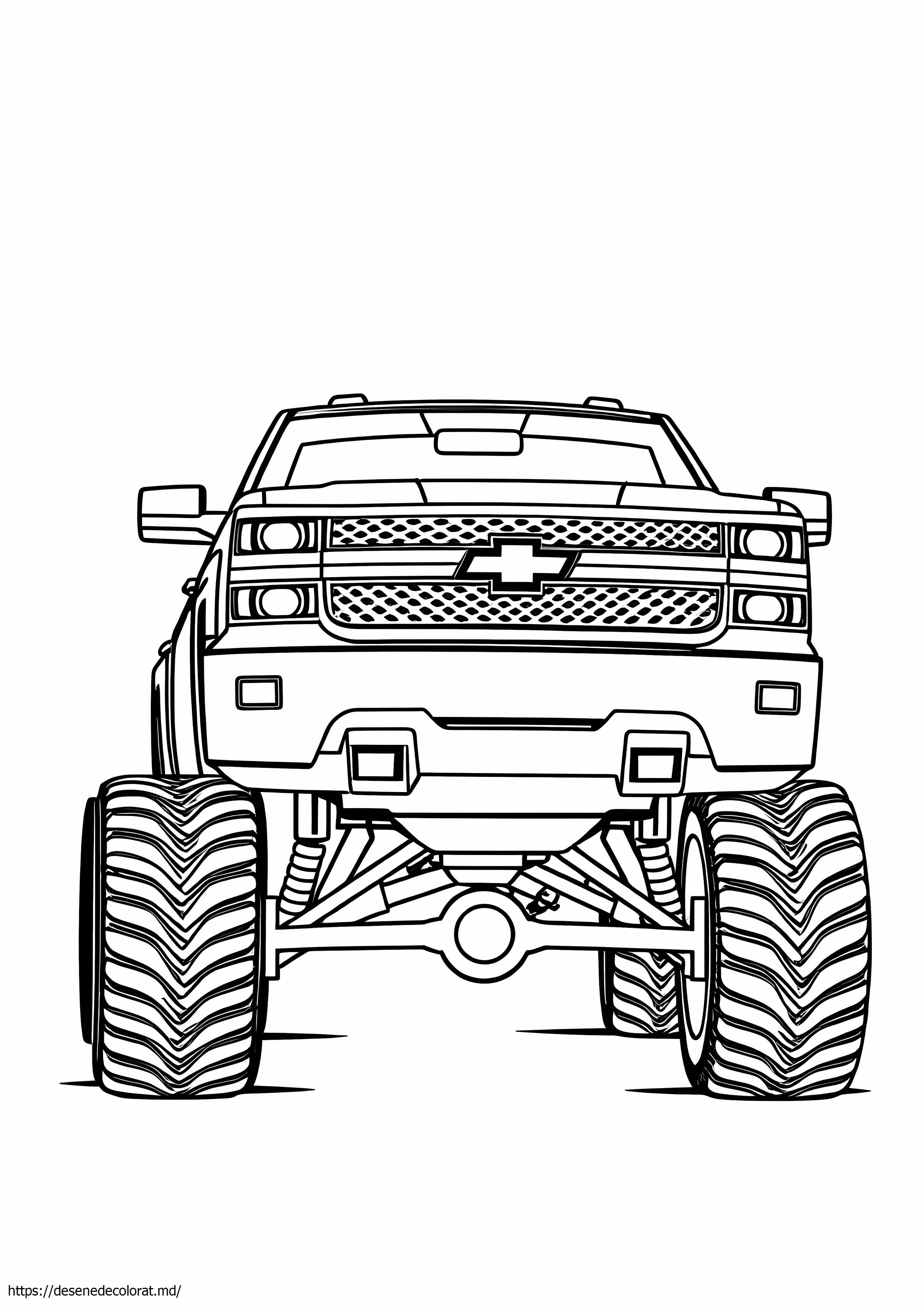 Camion Chevy adevărat ridicat