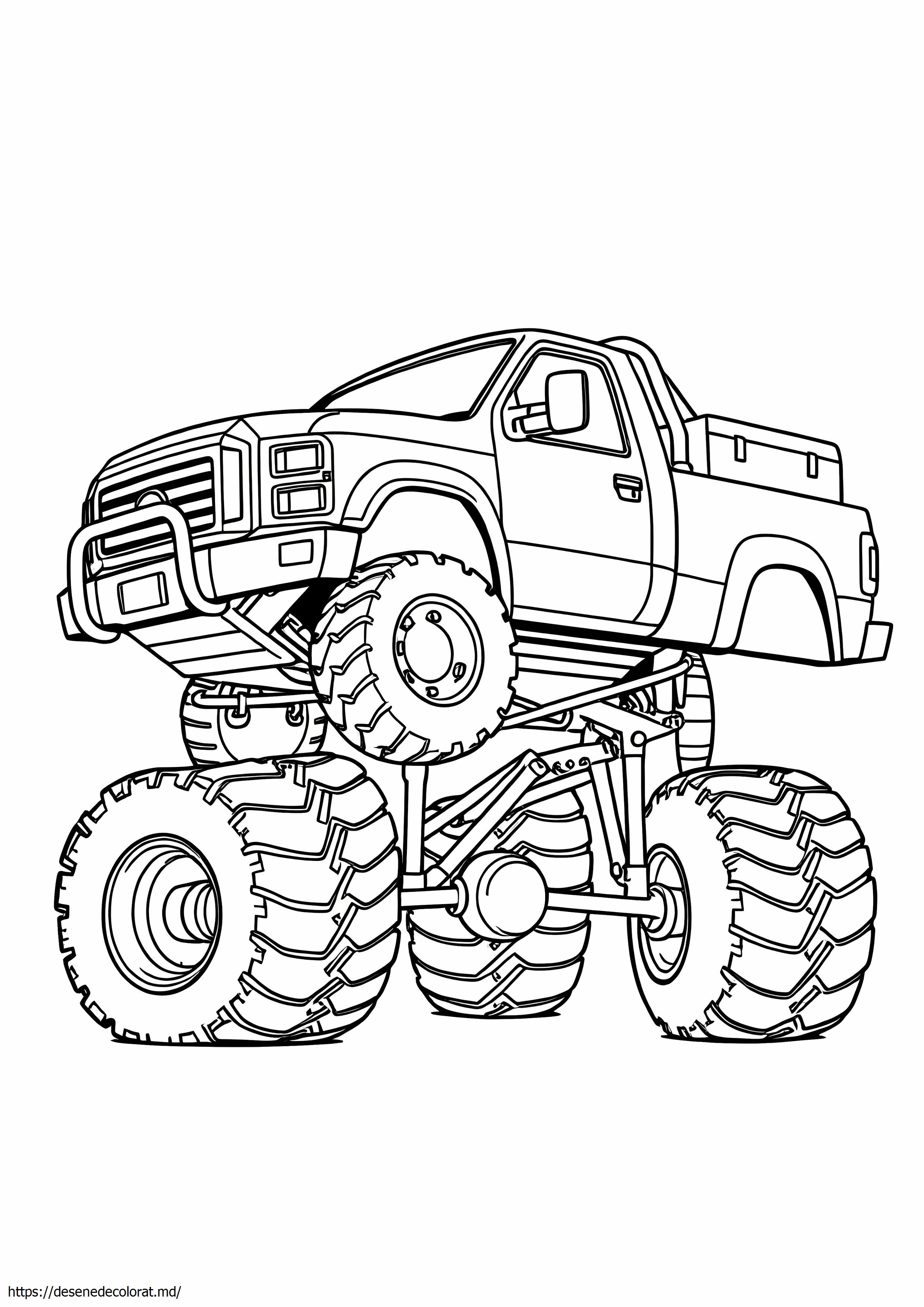 Camion ridicat