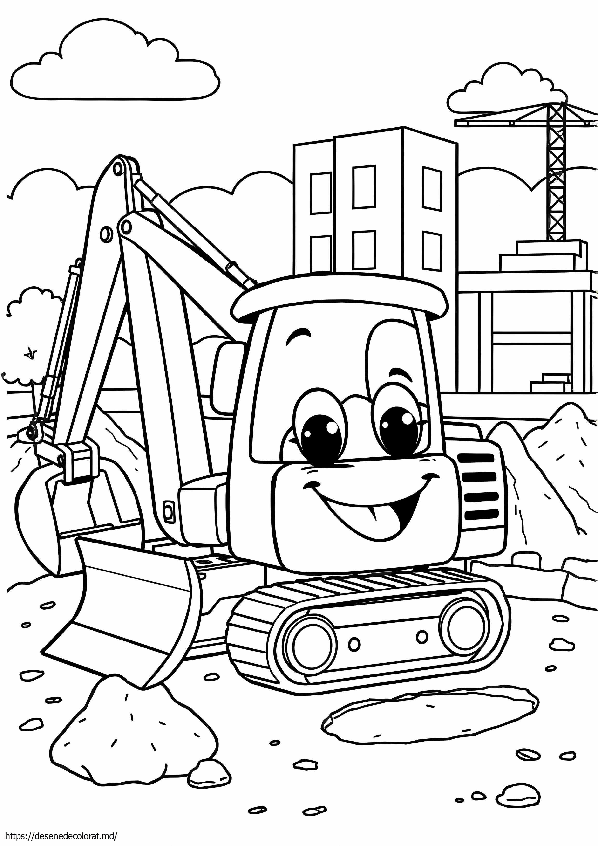 Excavator pentru copii
