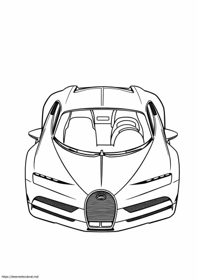 Nou bolid bugatti
