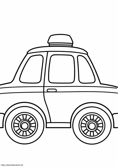 Masina de politie pentru copii