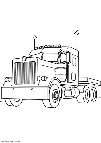 Semi-camion peterbilt