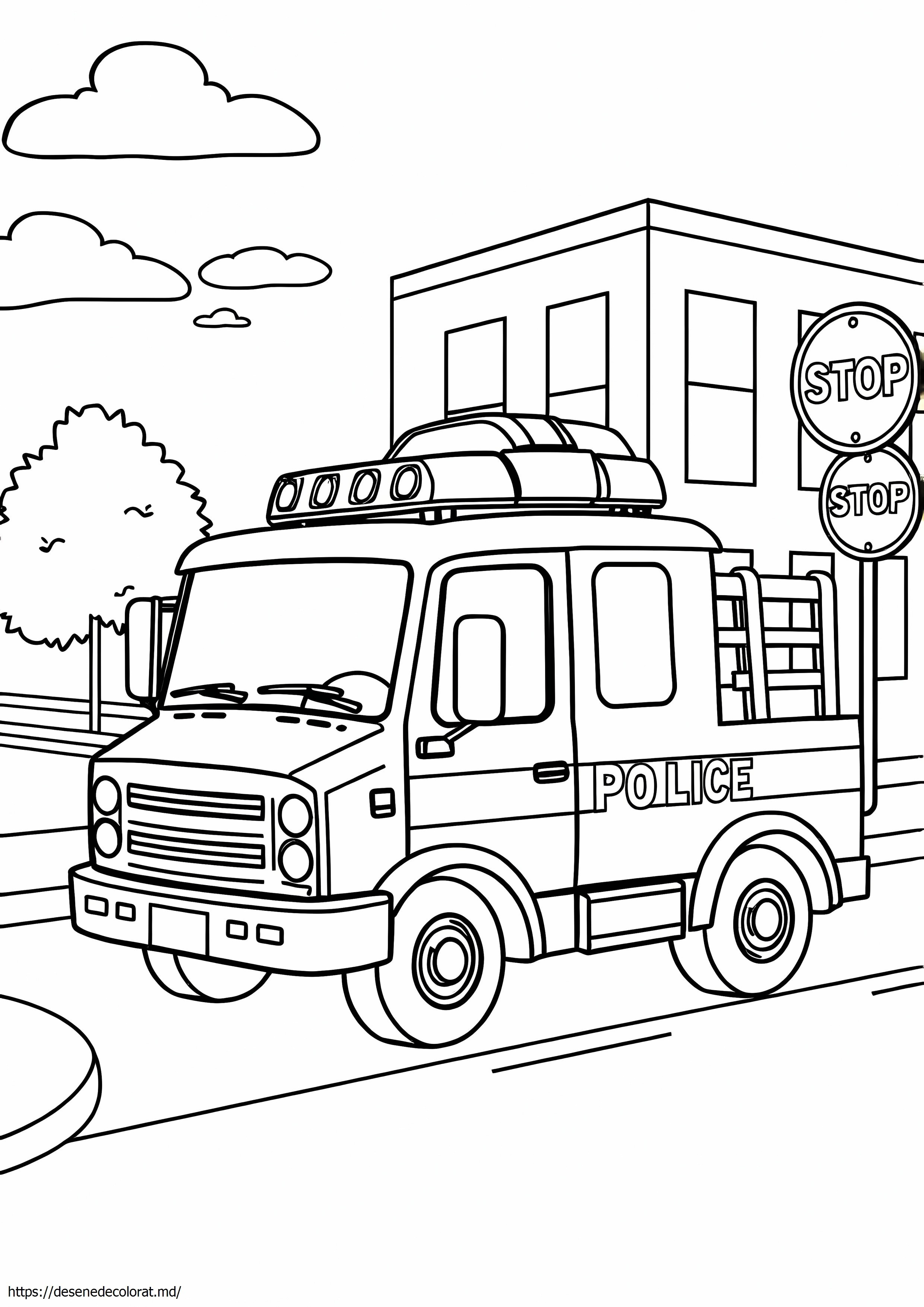Camion de poliție