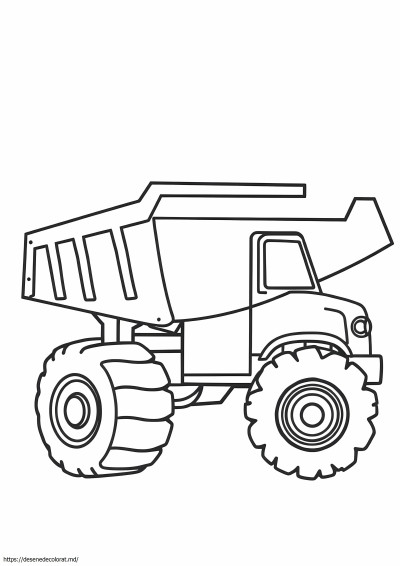 Camion basculant simplu
