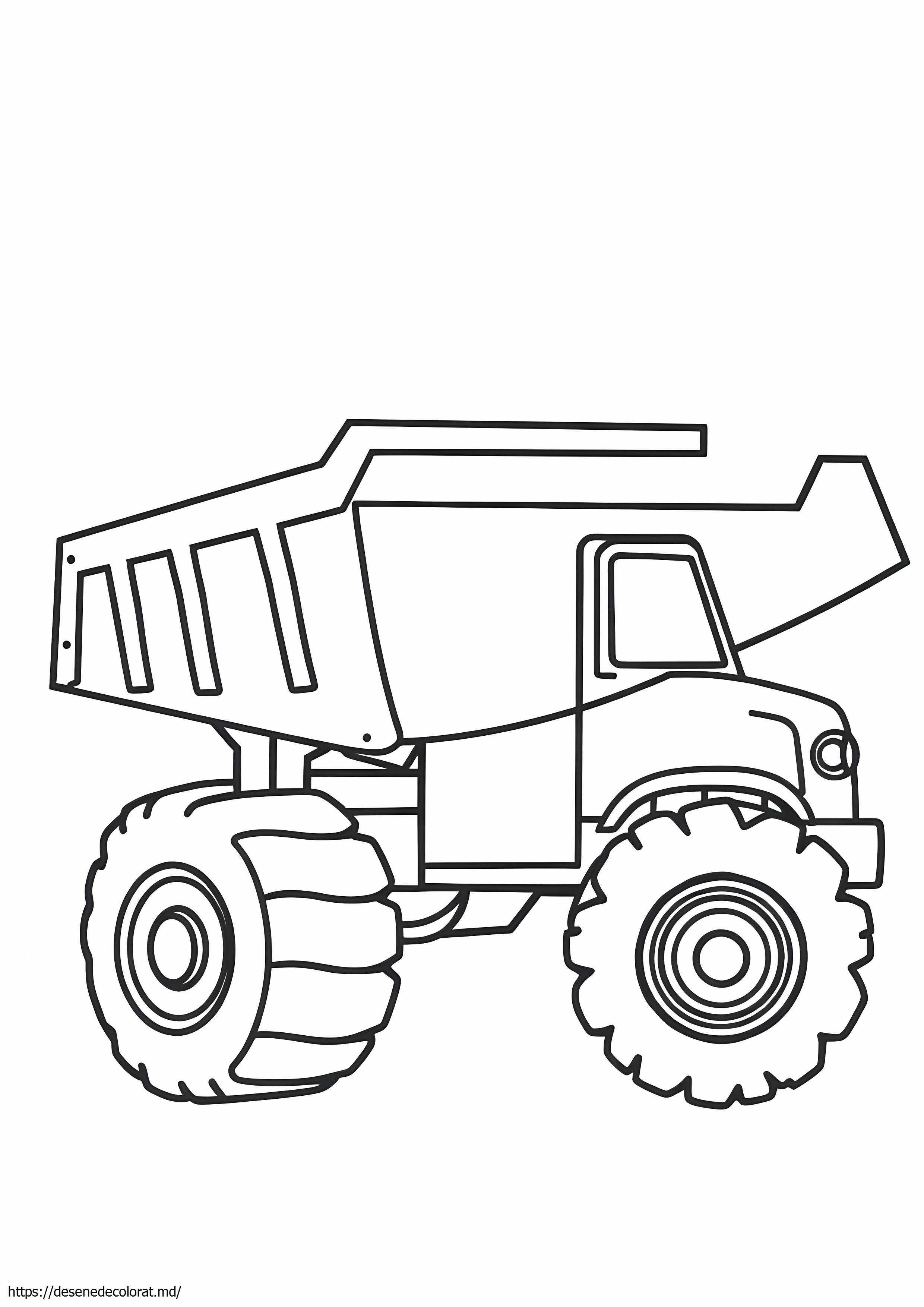 Camion basculant simplu