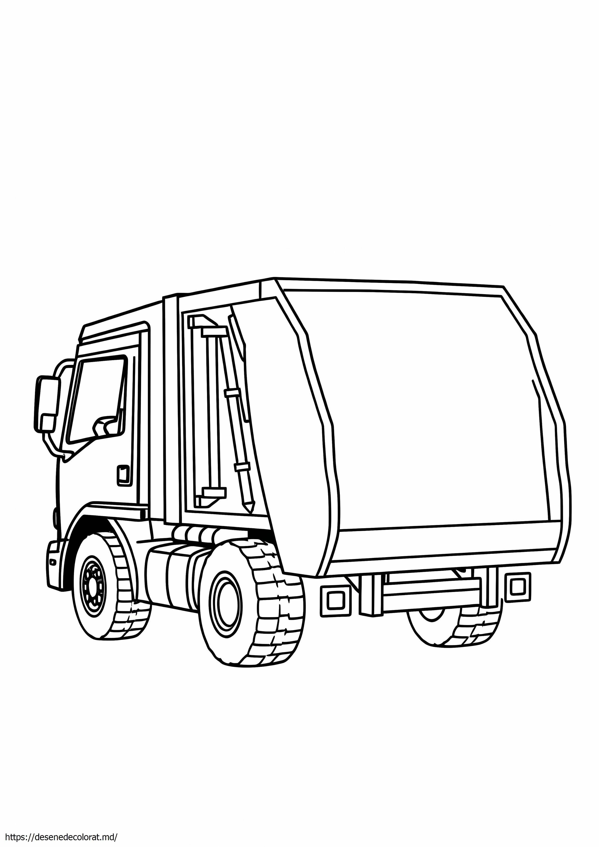 Camion de gunoi cu încărcător lateral