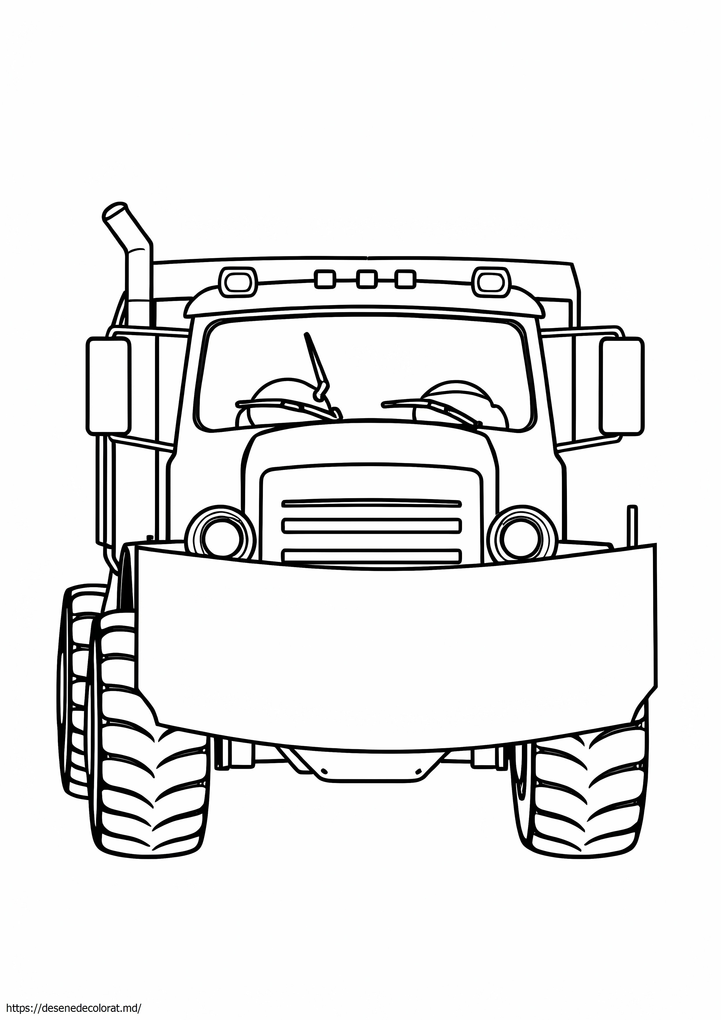 Camion plug de zăpadă