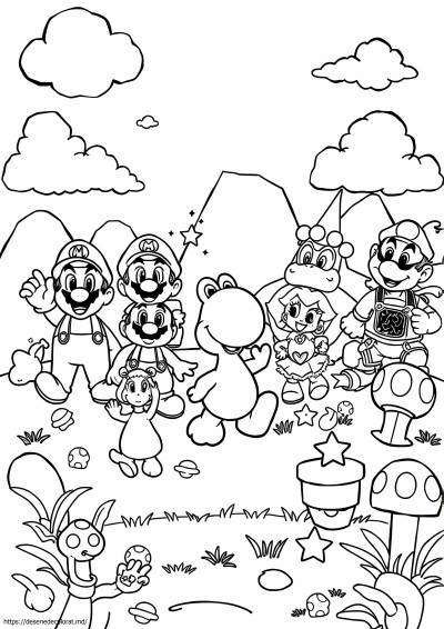 Toate personajele super mario