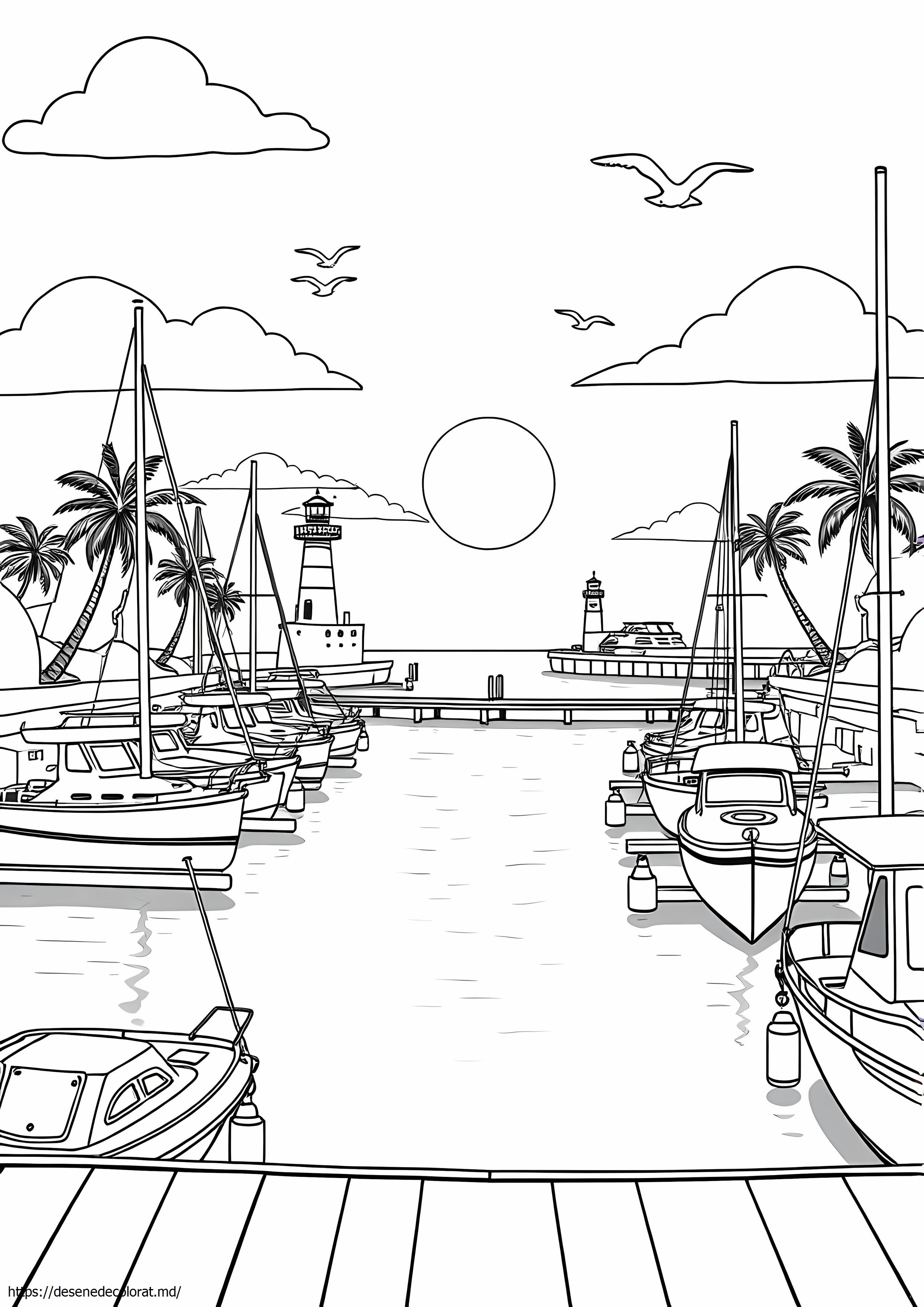 Un port de agrement