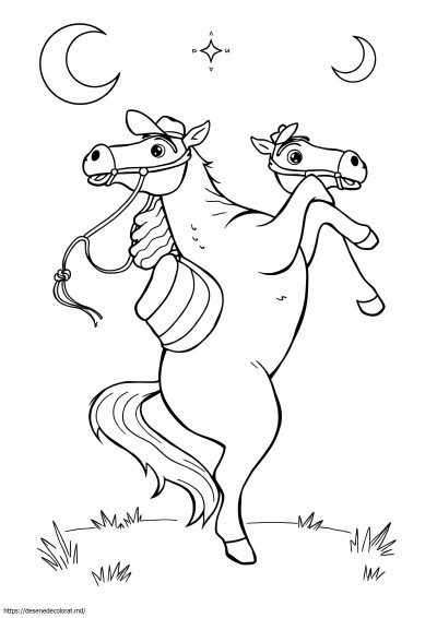 Bucking bronco