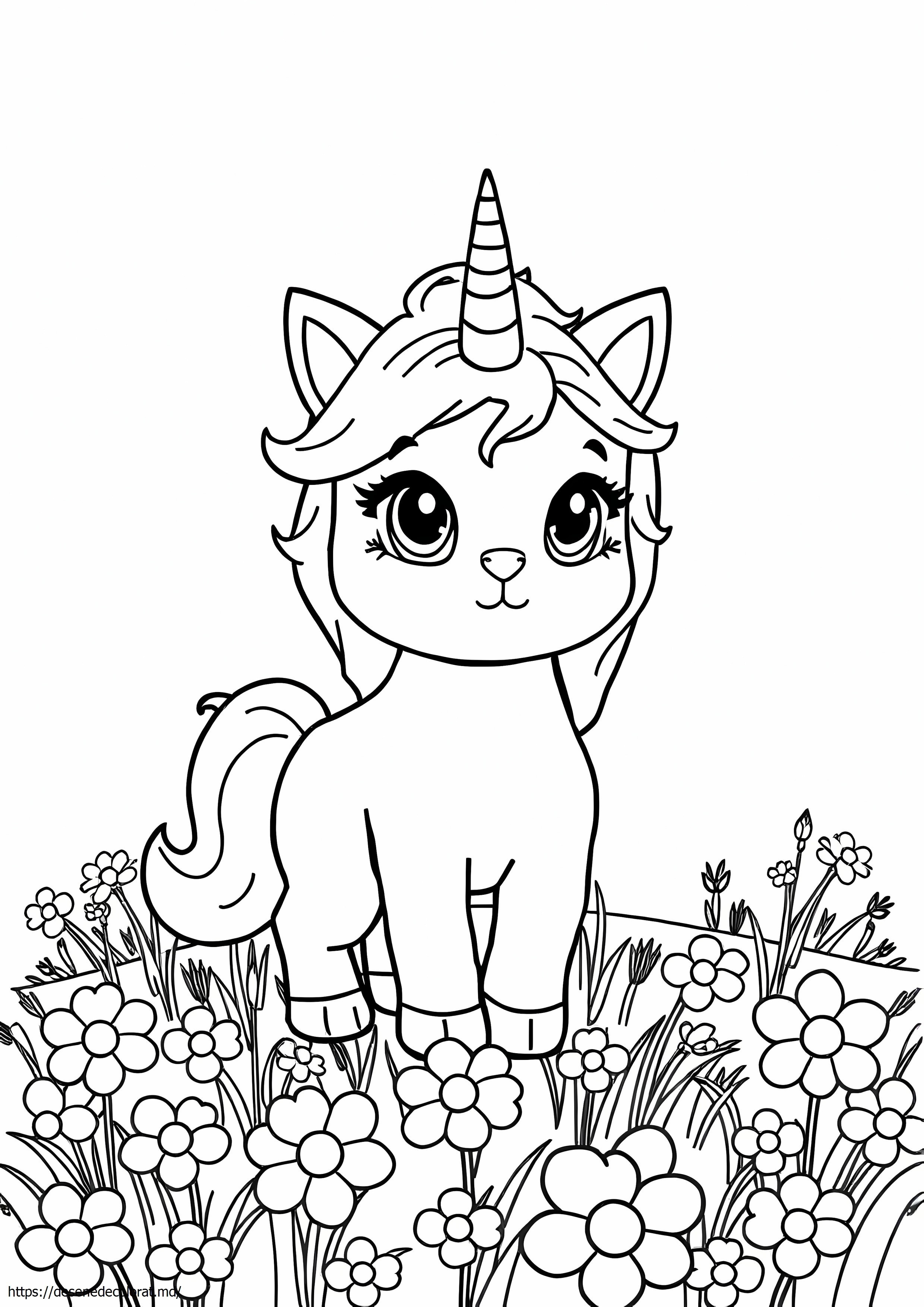 Pui de pisică unicorn