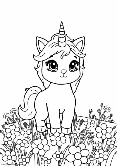Pui de pisică unicorn