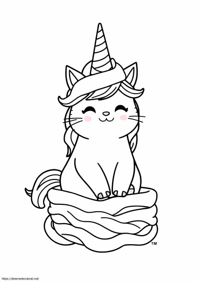 Înghețată unicorn pusheen