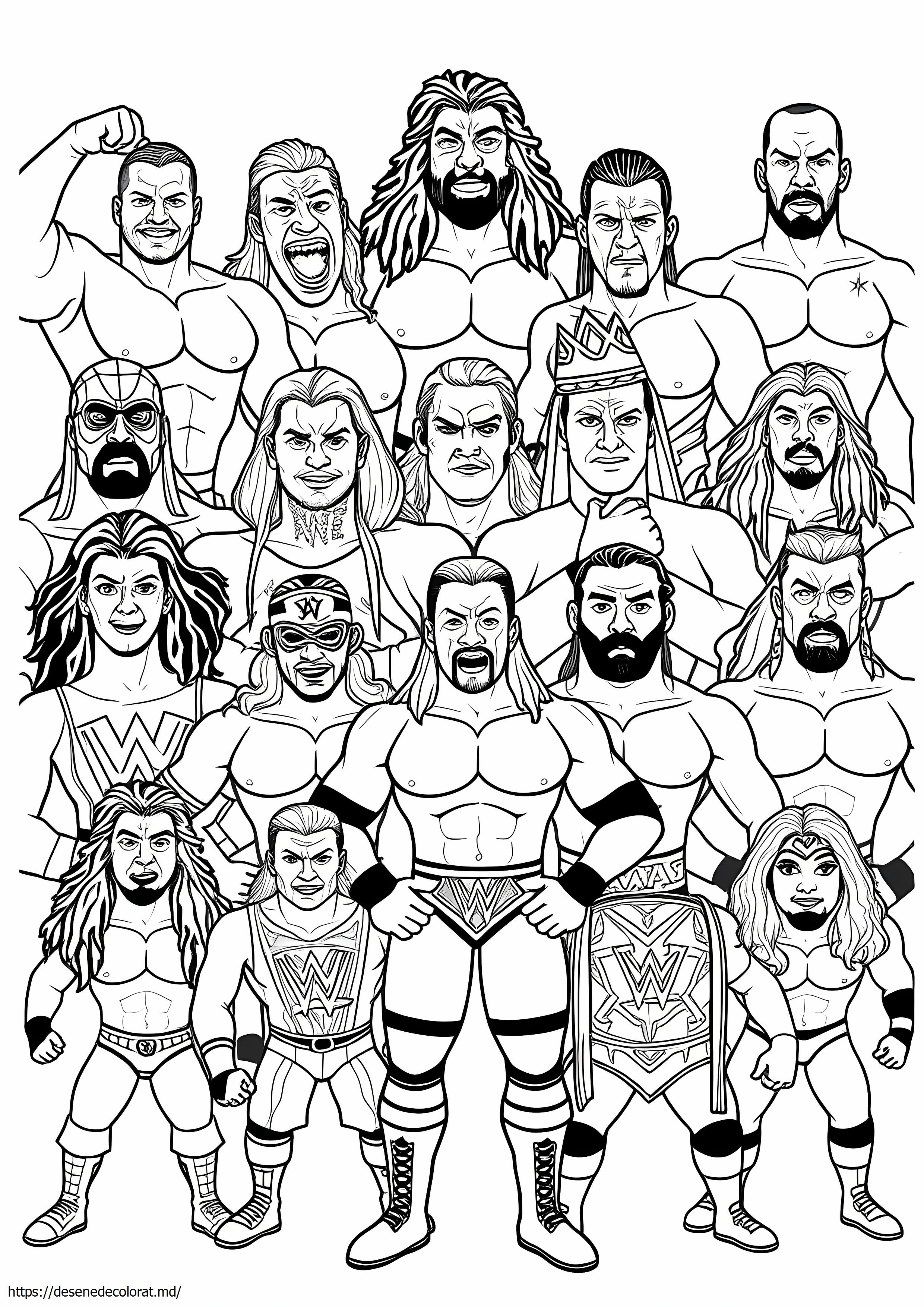 Toți luptătorii wwe