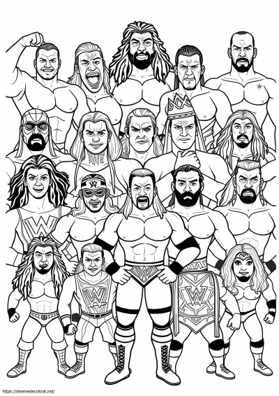 Toți luptătorii wwe