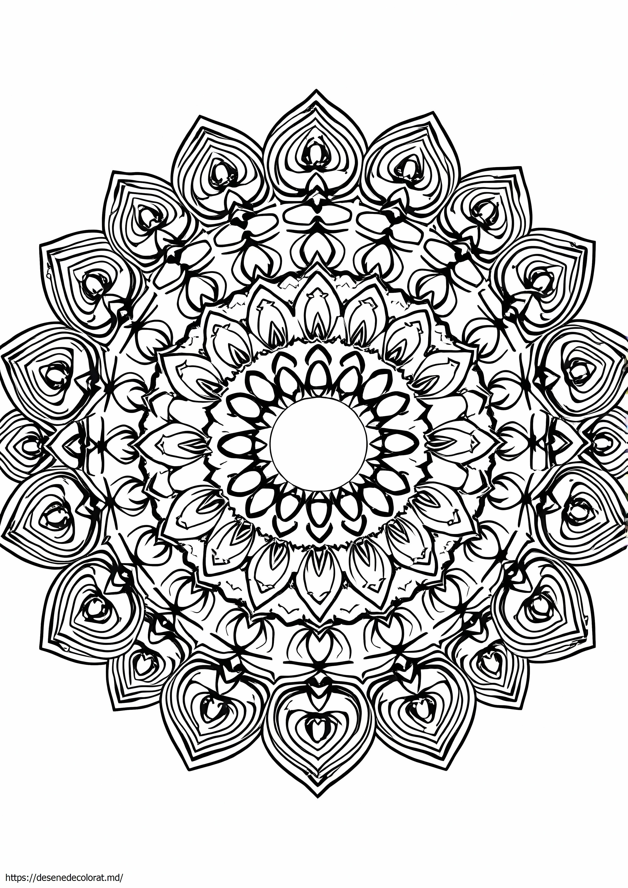 Mandala abstracta