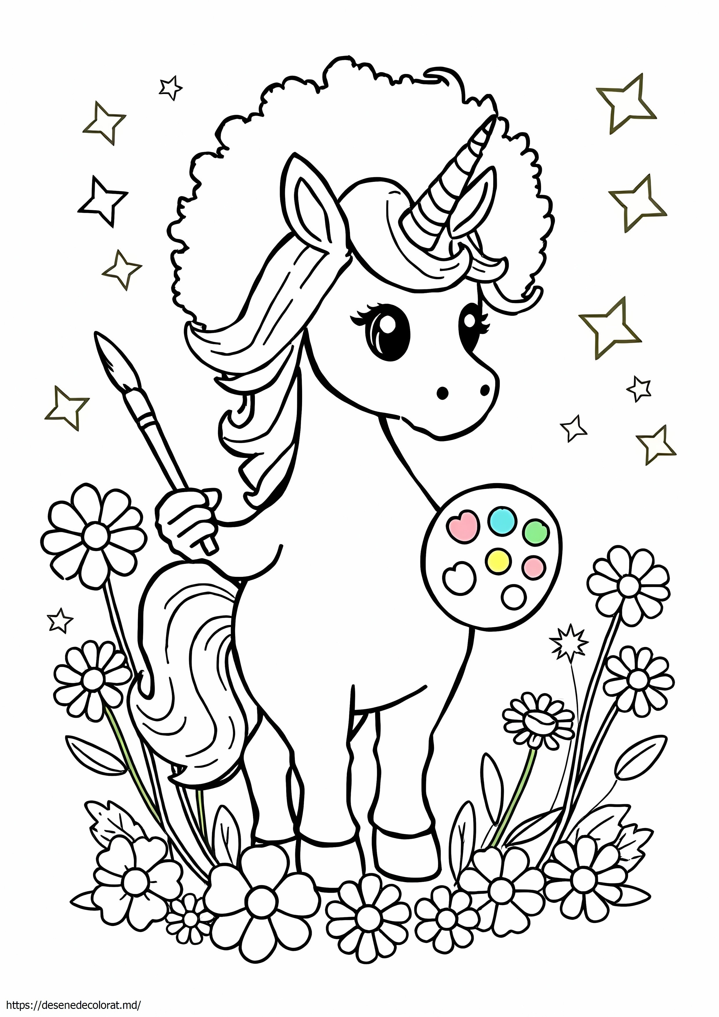 Unicorn afro