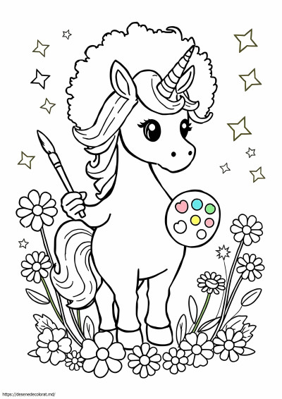 Unicorn afro
