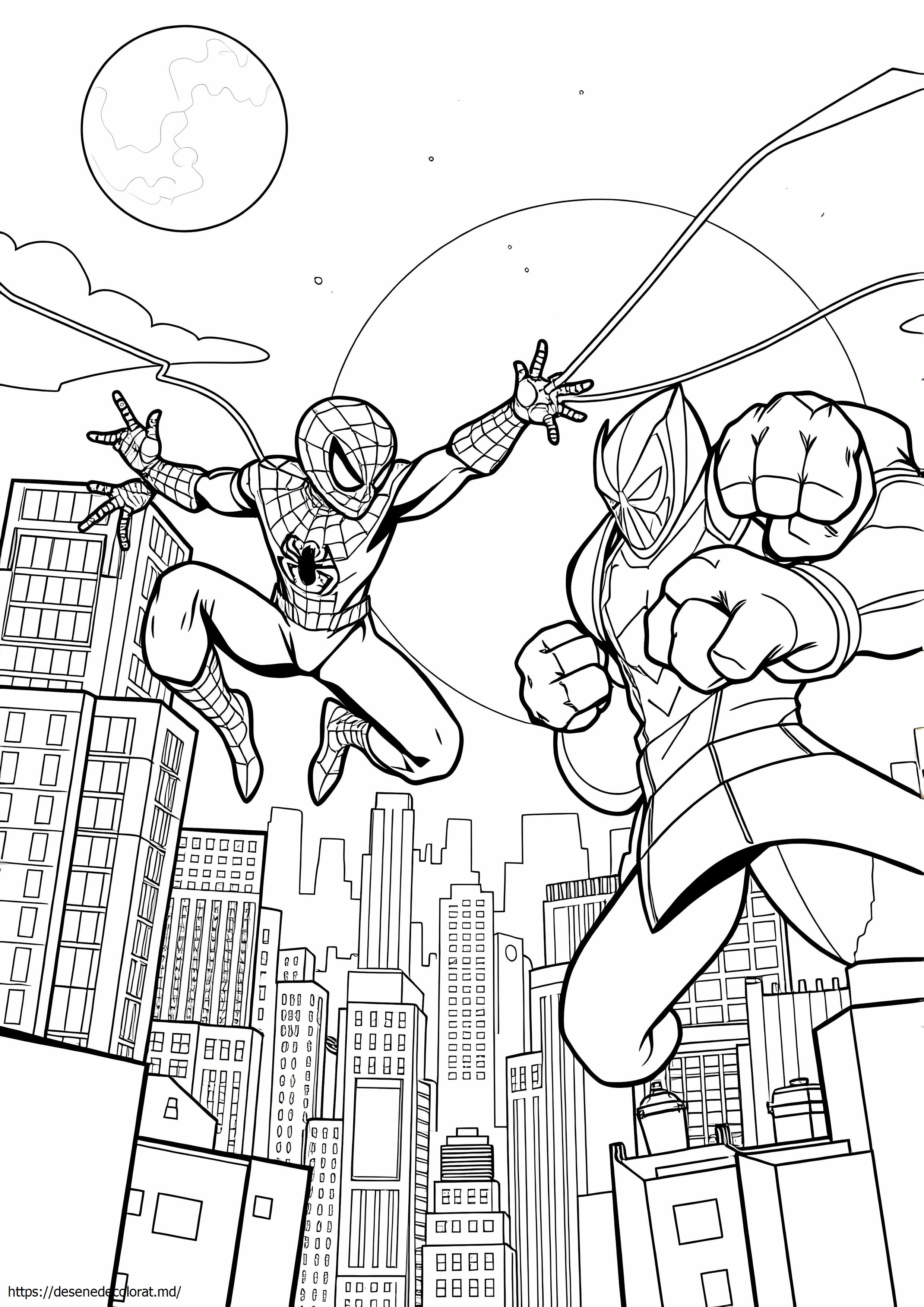 Lupta cu spiderman