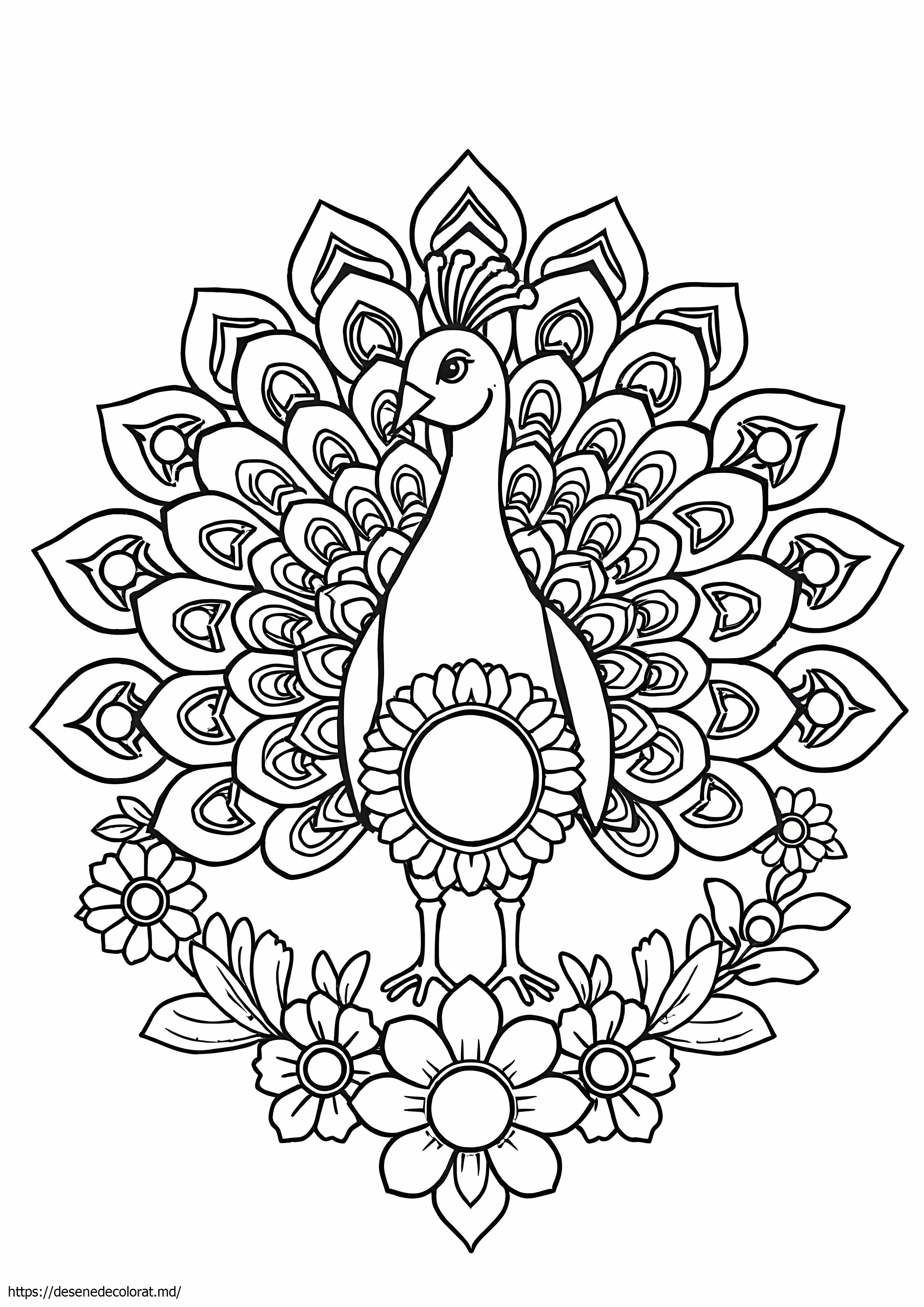 Rangoli de păun