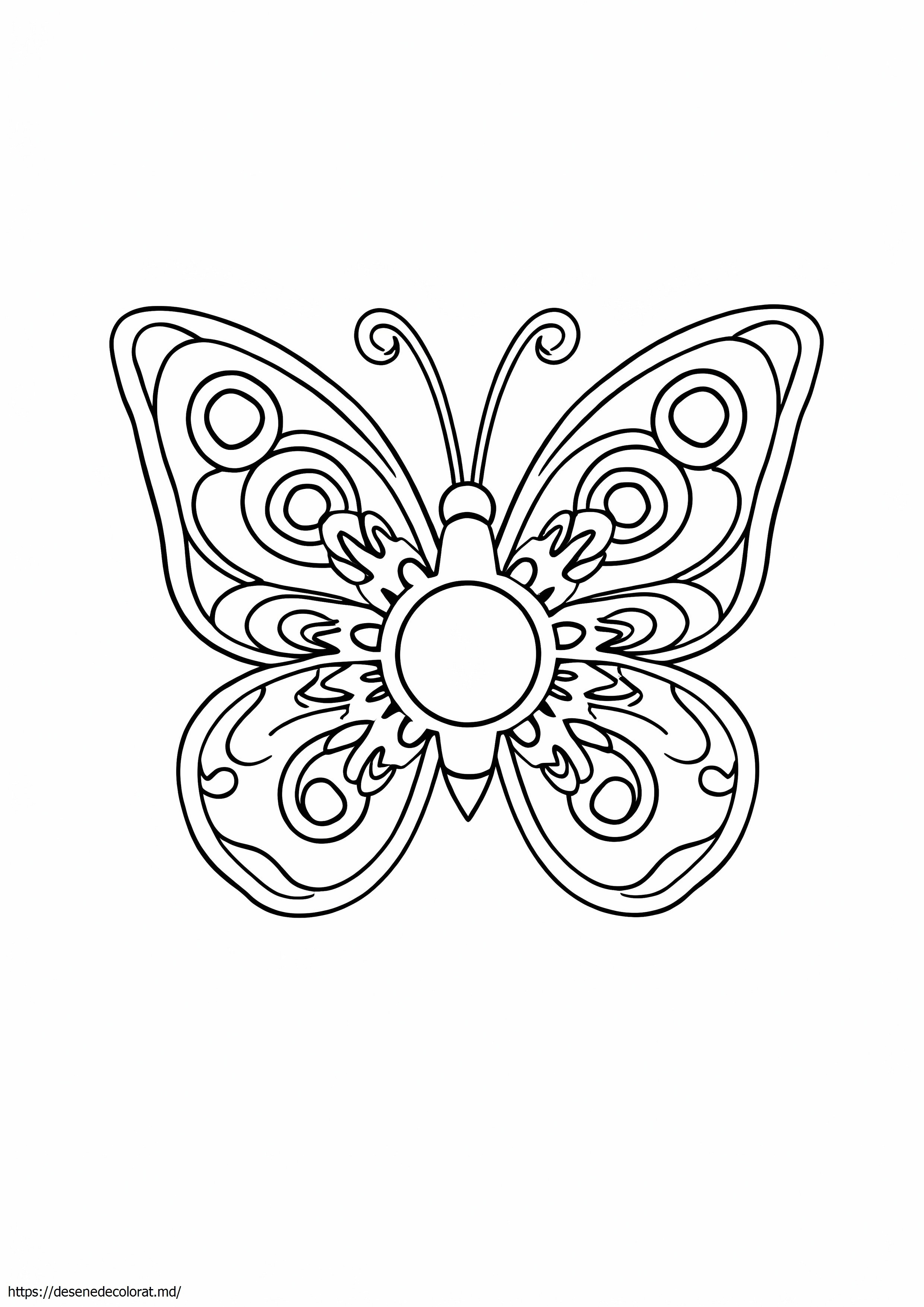 Mandala fluture usoara