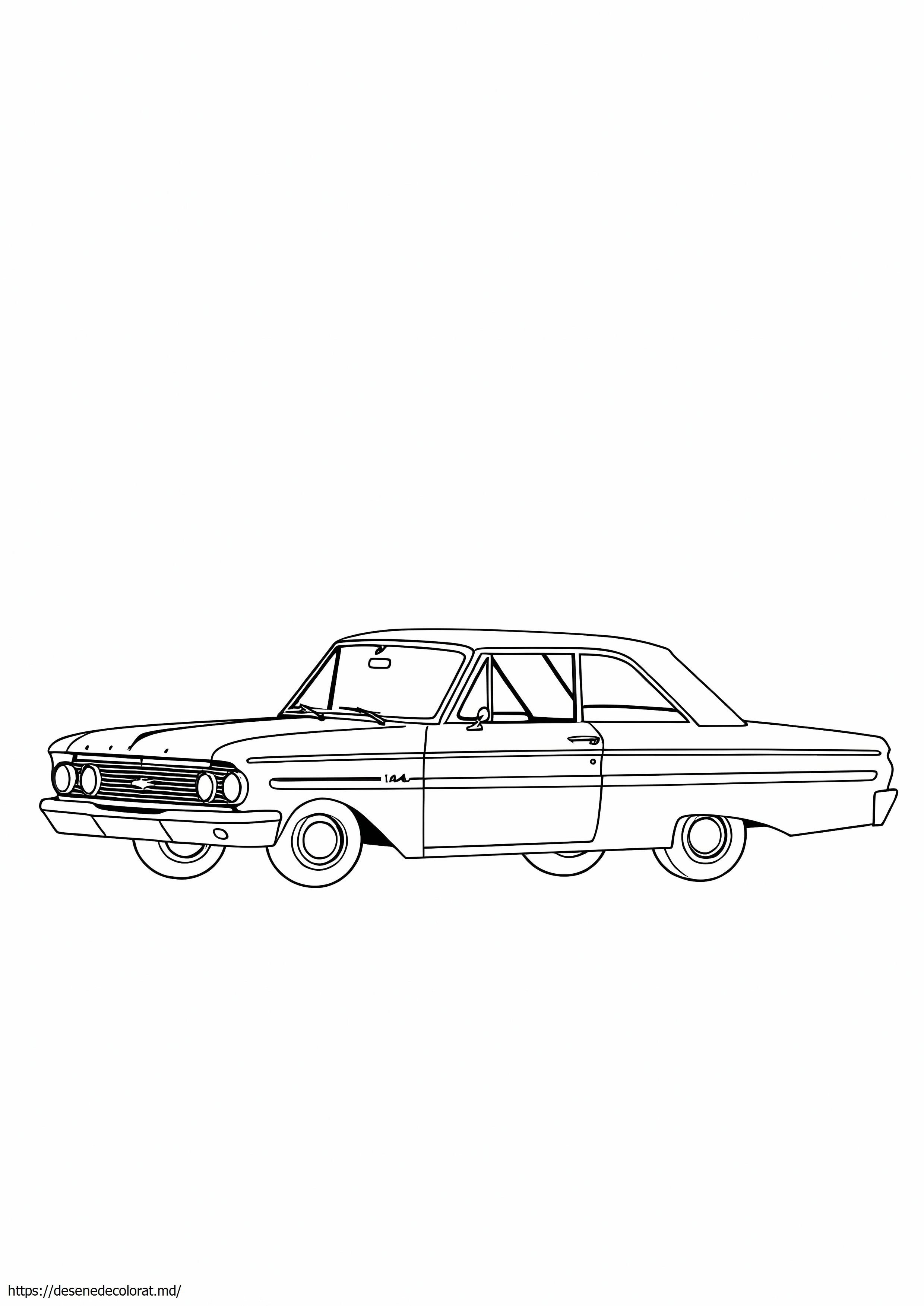 Mașină ford galaxie din 1963