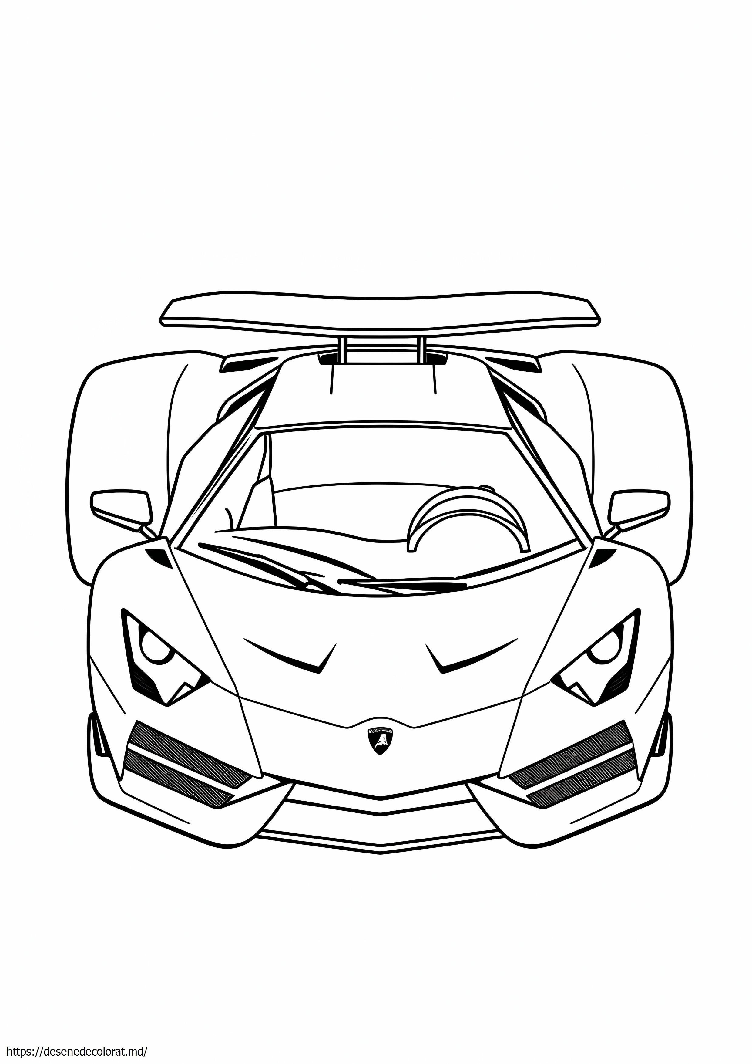 Masina de curse lamborghini