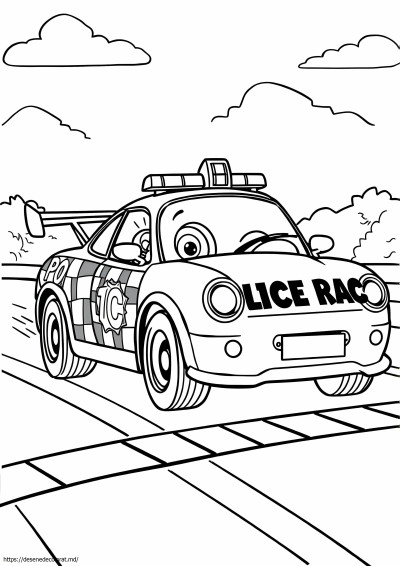 Mașină de curse de poliție