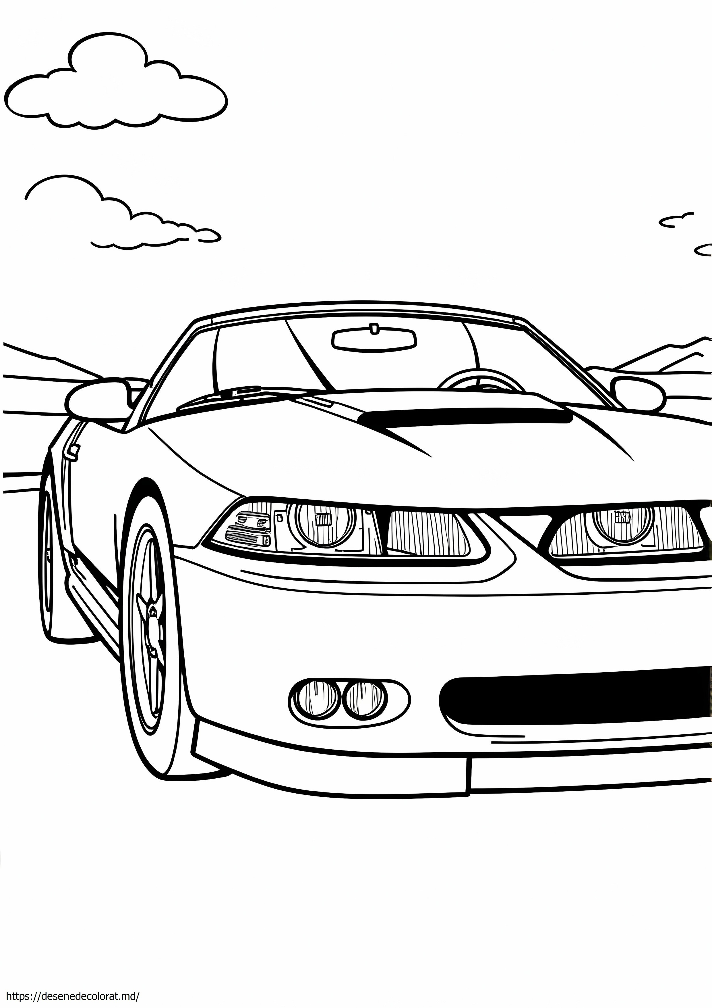 Pagina color mustang gt 1999