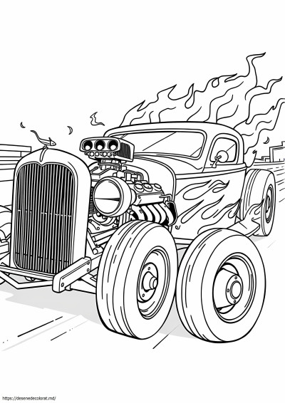 Hot rod detaliat