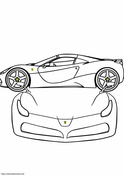 Masina ferrari pentru