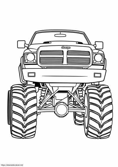 Camion ridicat camion dodge