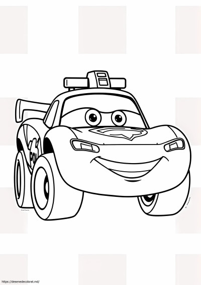 Mașină de poliție fulger mcqueen