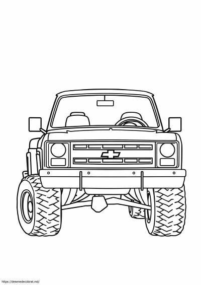 Chevy cu caroserie pătrată