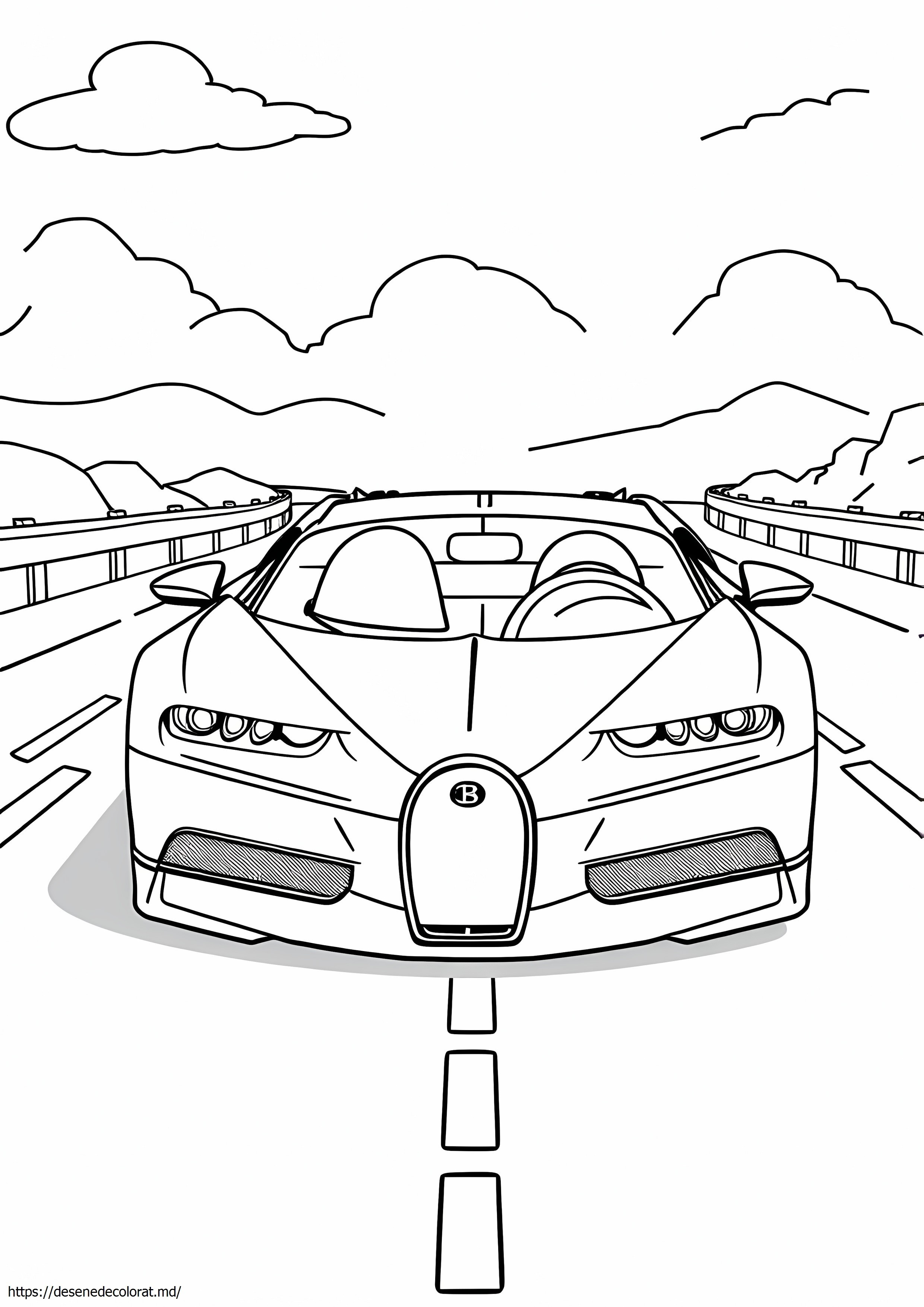 Supercar bugatti