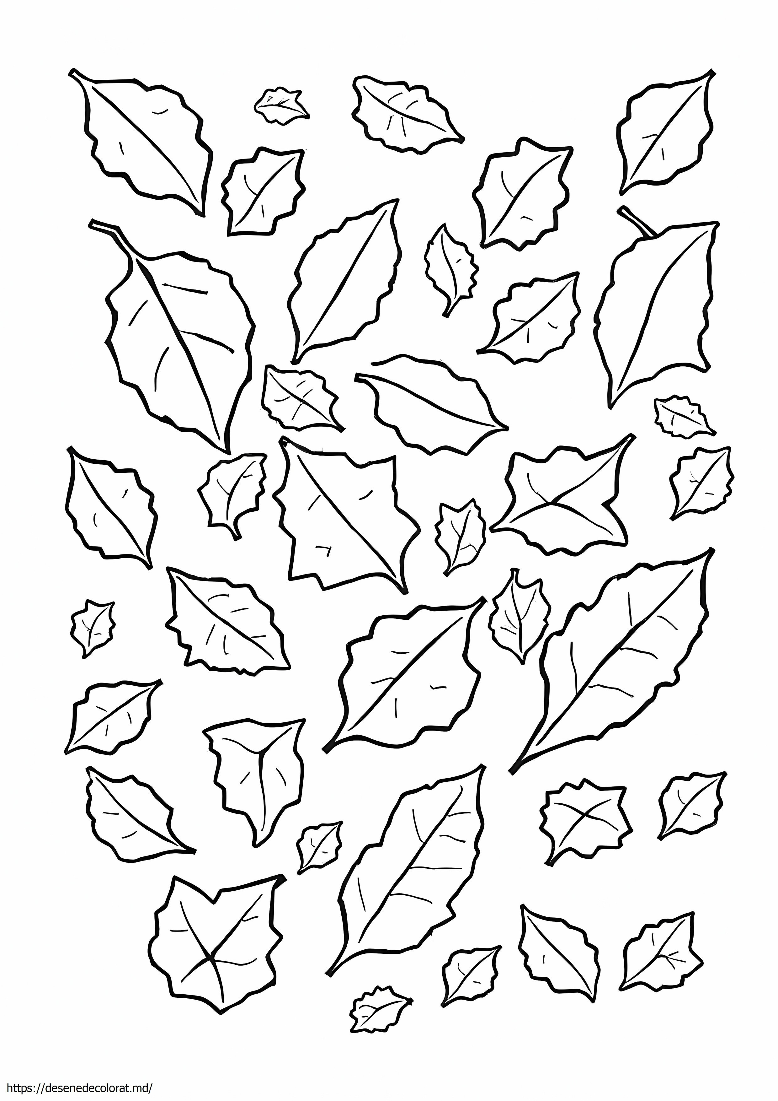 Clip art cu frunze de toamnă