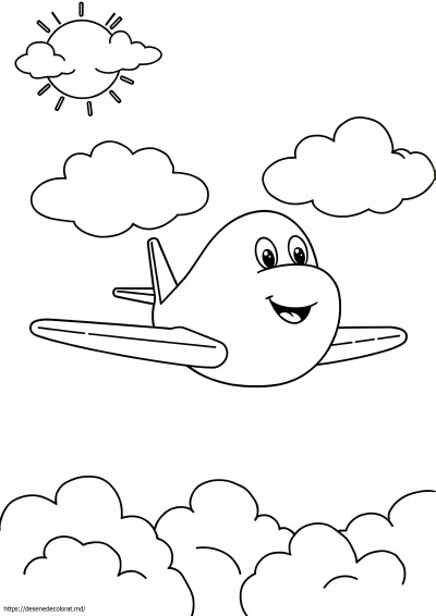 Avion de desene animate