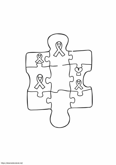 Puzzle cu autism