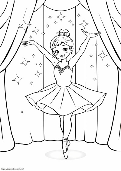 Balerina strălucește și strălucește