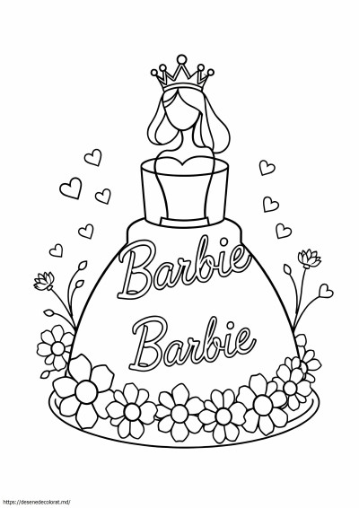 Tort barbie