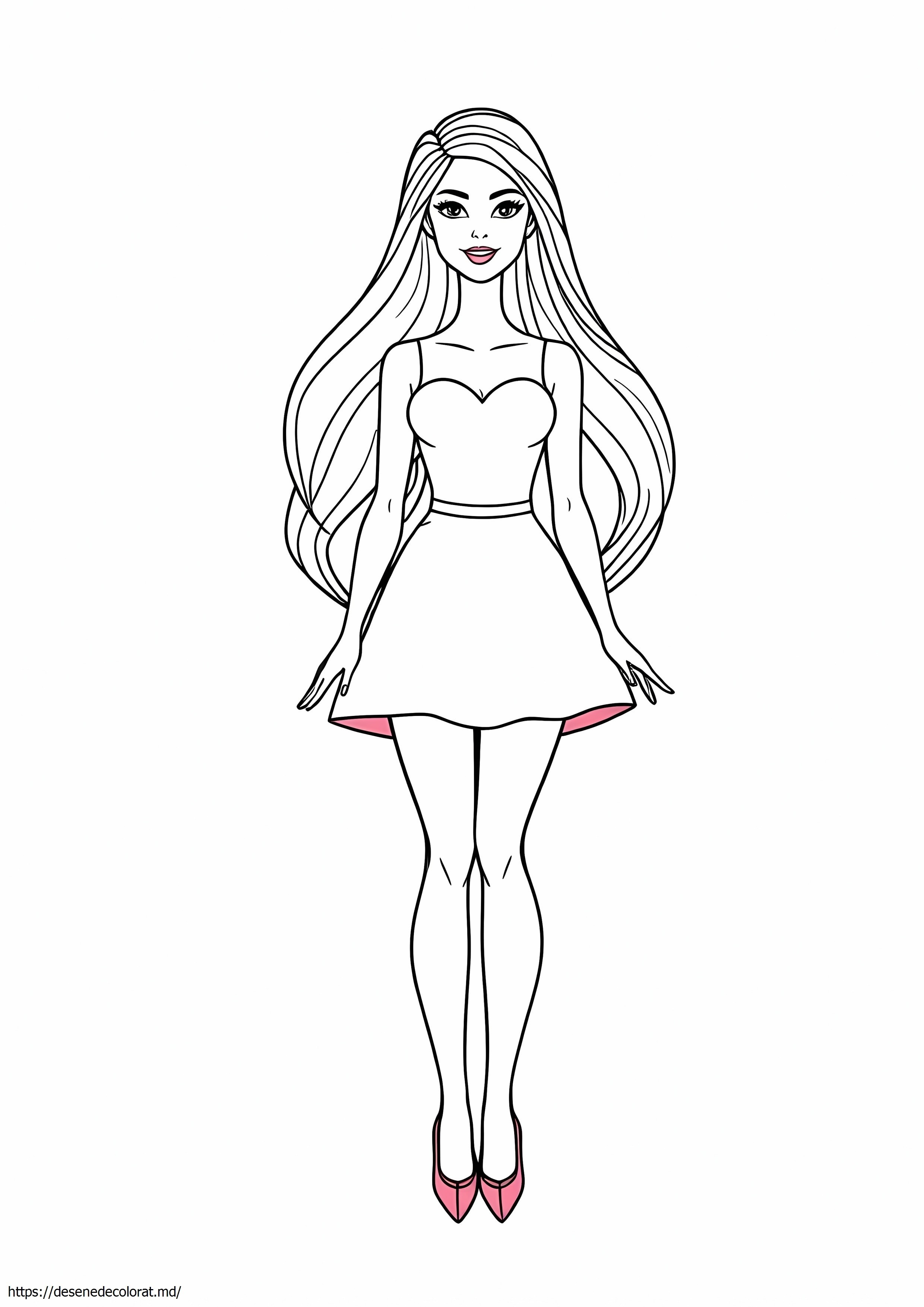 Păpușă de hârtie barbie
