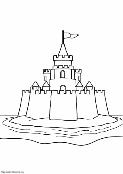 Castel de nisip de plajă