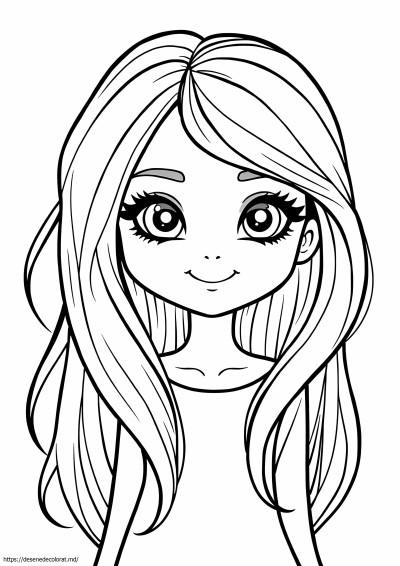 O fată adevărată cu eyeliner-ul frumos
