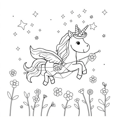 Unicorn colorat